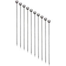 20 Pack Stainless Steel Cocktail Picks, Metal Martini Picks, 4.3 Inch