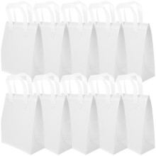 10 bolsas portabebidas no tejido con aluminio y asa para llevar