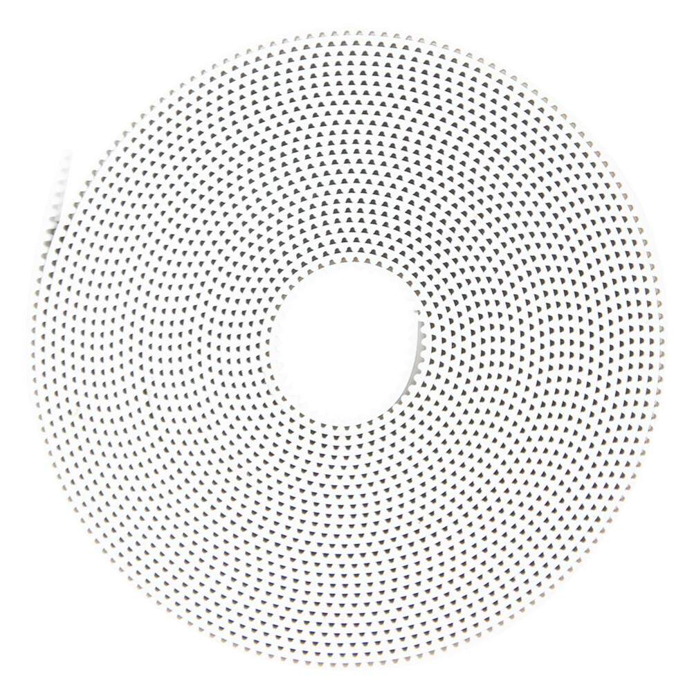 White Synchronous Belt Nonslip Timing Cogged