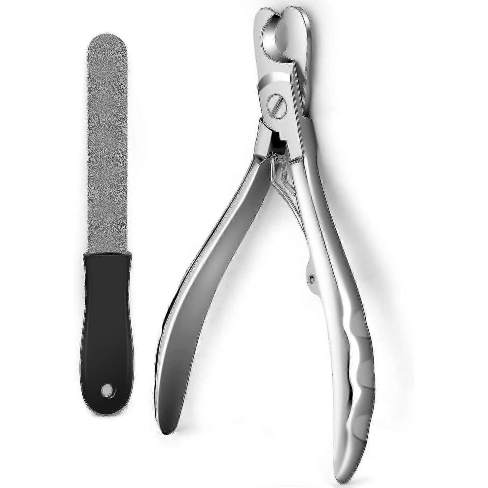 Heavy Duty Professional Dog Nail Clipper, Razor Sharp Martensite Steel Blade