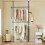 SoBuy Telescopic Coat Stand, Adjustable Wardrobe, Black 2