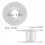 Multi-Functional Plastic Bobbins 100Pcs for Hand & Machine Sewing 15mm Size 8
