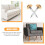 20 pezzi chiodi per tappezzeria e , decorativi 9