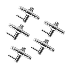 Fish Tank Air Pump Control Valve - 5Pcs Stainless Steel Air Tube Distributor