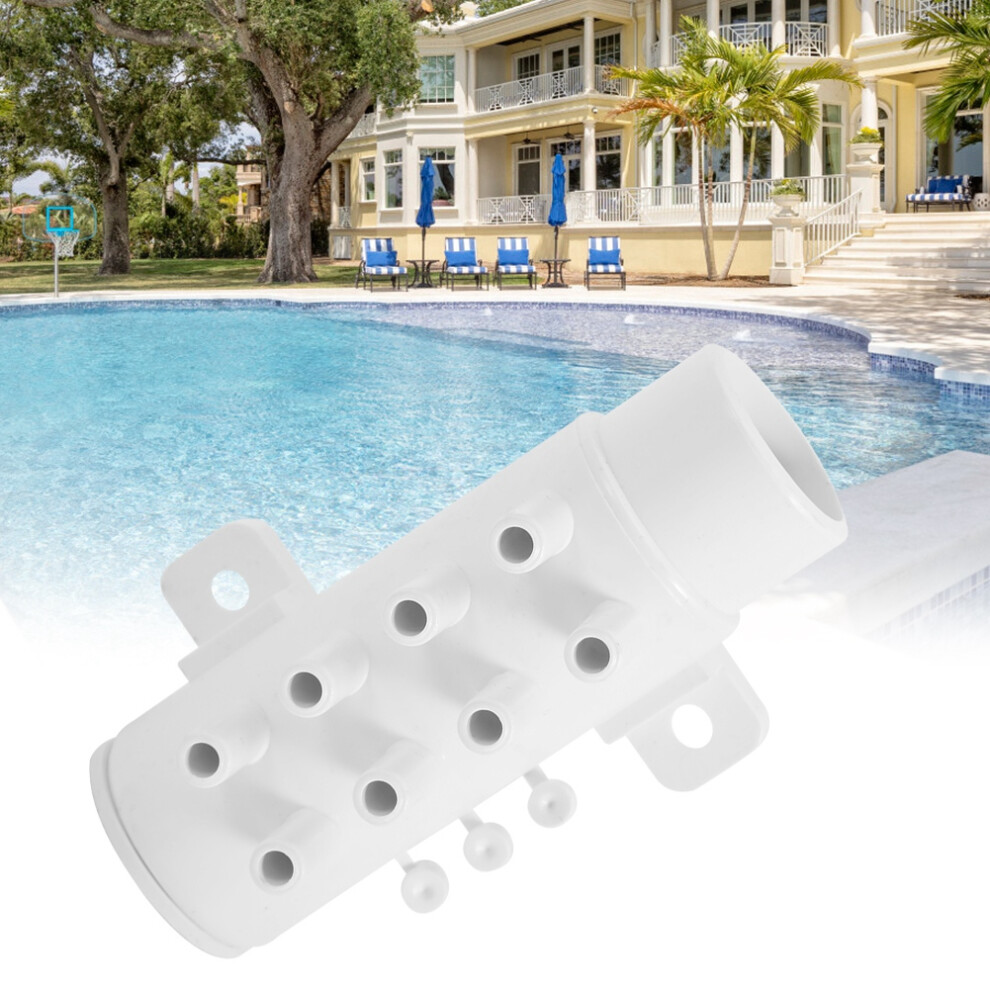 Pvc Pipe 8 Port For Spa Hot Spring Tub Water Manifold Water Separator 6931349559949