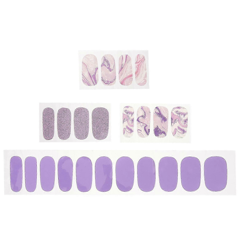 34Pcs Nail Art Stickers DIY Manicure Supplies