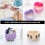 4 uds. base madera forma corazón para bolso ganchillo y diy 10