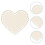 4 uds. base madera forma corazón para bolso ganchillo y diy 5