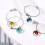 Hemoton 8 appendibili colorati per vino, assortiti 5