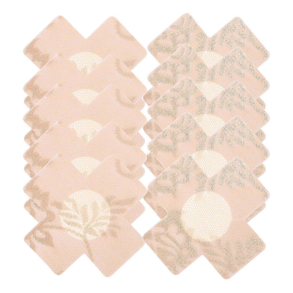 20 Pcs Disposable Adhesive Nipple Covers for Women, Breathable Breast Stickers-image-OPC-PKGJWGT-NEW