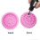 100 Pcs Disposable Plastic False Eyelash Glue Holders (Pink) 3