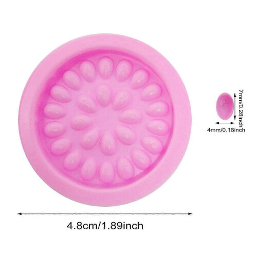 100 Pcs Disposable Plastic False Eyelash Glue Holders (Pink) 1