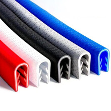 (Black, 1count(5m/16.4ft)) Car Door Edge Guard Trim Strip, Universal Anti-collision Adhesive Car Door Protector, Sound & Dust Proof Vehicle Door Entry Guard