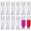 12 Pack Empty Plastic Candy Shaped Lip Gloss Tubes Refillable Clear 1