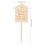 25St Plantlabels Bamboe Beige Voor , En 2
