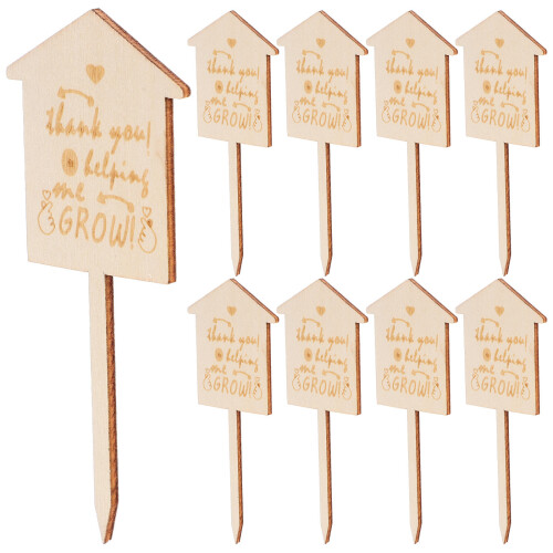 25St Plantlabels Bamboe Beige Voor , En