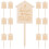 25St Plantlabels Bamboe Beige Voor , En 9