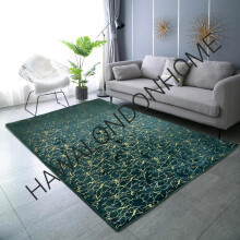 (GREEN, 160x230cm) LUXURY NON SLIP MACHINE WASHABLE MARBLE EFFECT RUGS 90X190CM 160X230CM 190X270CM