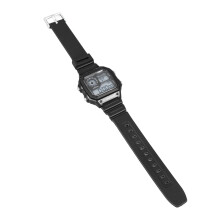 Kinder wasserdichte Digitaluhr 50M, 44mm Schwarz, 12/24H Timer