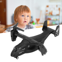 Realistic Alloy Fighter Airplane Model with Sound & Light, Black