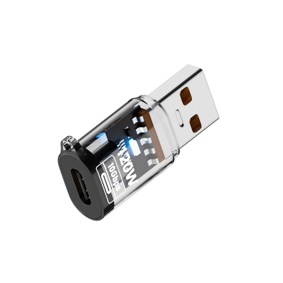 Usb To Type C Adapter Converter 120W Fast Charging-Transparent 7751000130138
