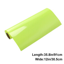 rollo vinilo htv brillante pu para camisetas y ropa deportiva flúor
