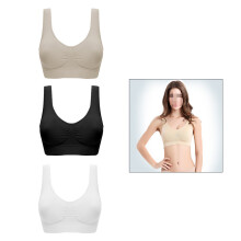 sujetadores deportivos mujer push-up sin costuras m