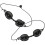 2Pcs Black Protective Eyewear Tanning Goggles for Safety 9