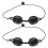 2Pcs Black Protective Eyewear Tanning Goggles for Safety 1