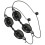 2Pcs Black Protective Eyewear Tanning Goggles for Safety 10