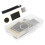 set strumenti per riparazione bici con toppe e 8