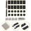 set strumenti per riparazione bici con toppe e 4