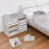 tablas plegables ropa 3 plástico apilable organizador 7