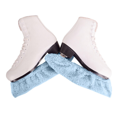 2Pcs Skate Guards for Ice Skate, Skate Soakers-light blue M 2