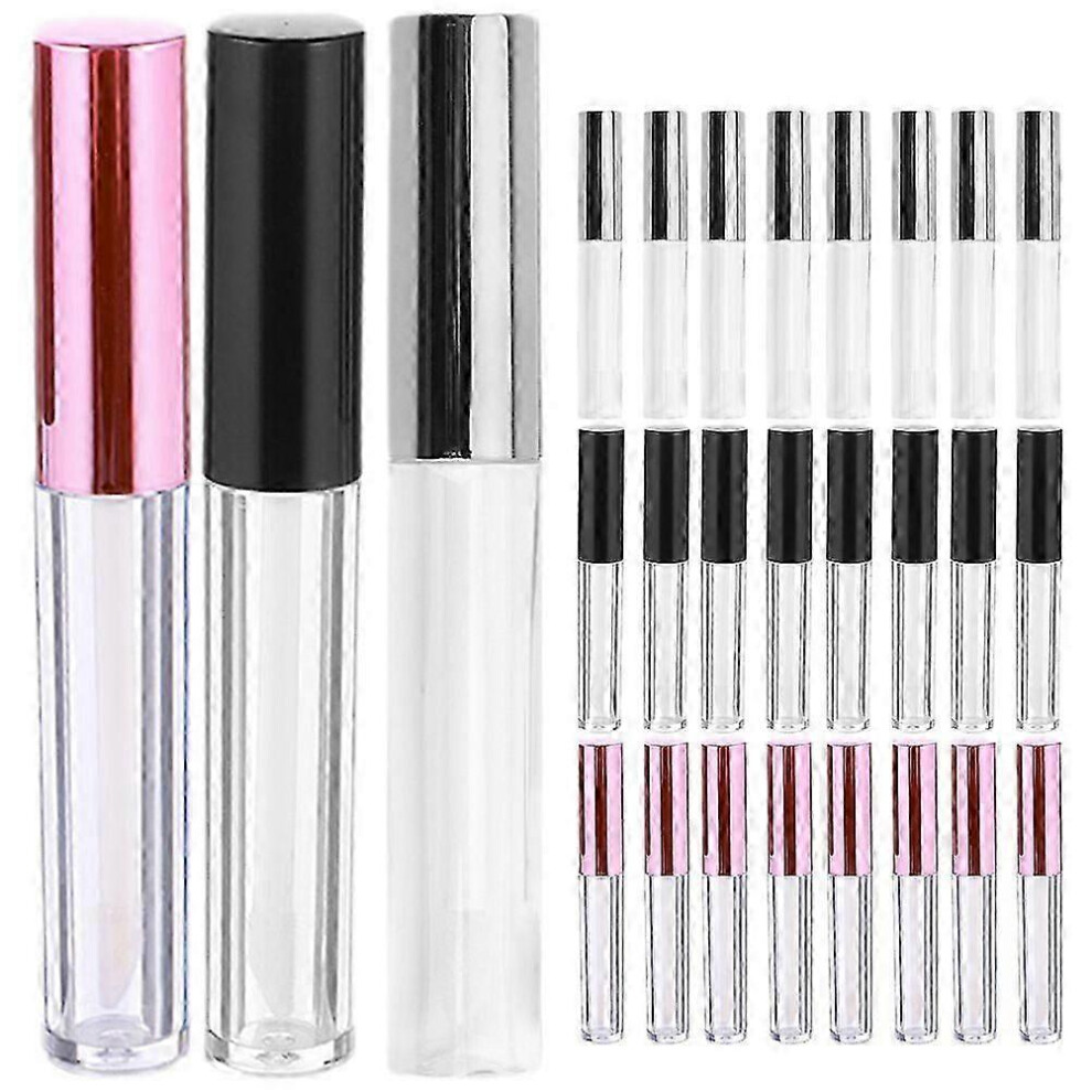 30 Pcs Empty Lip Gloss Tubes Refillable DIY Lip Balm Containers
