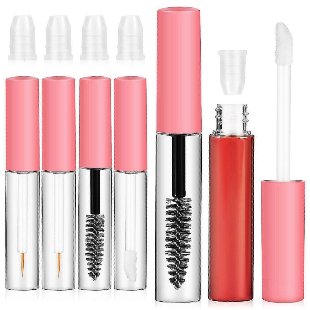 Pack Mascara Tubes with Wands, Empty Mascara Containers, Reusable and Refillable Eyeliner Bottles, Lip Gloss Tubes, Cosmetic Supplies