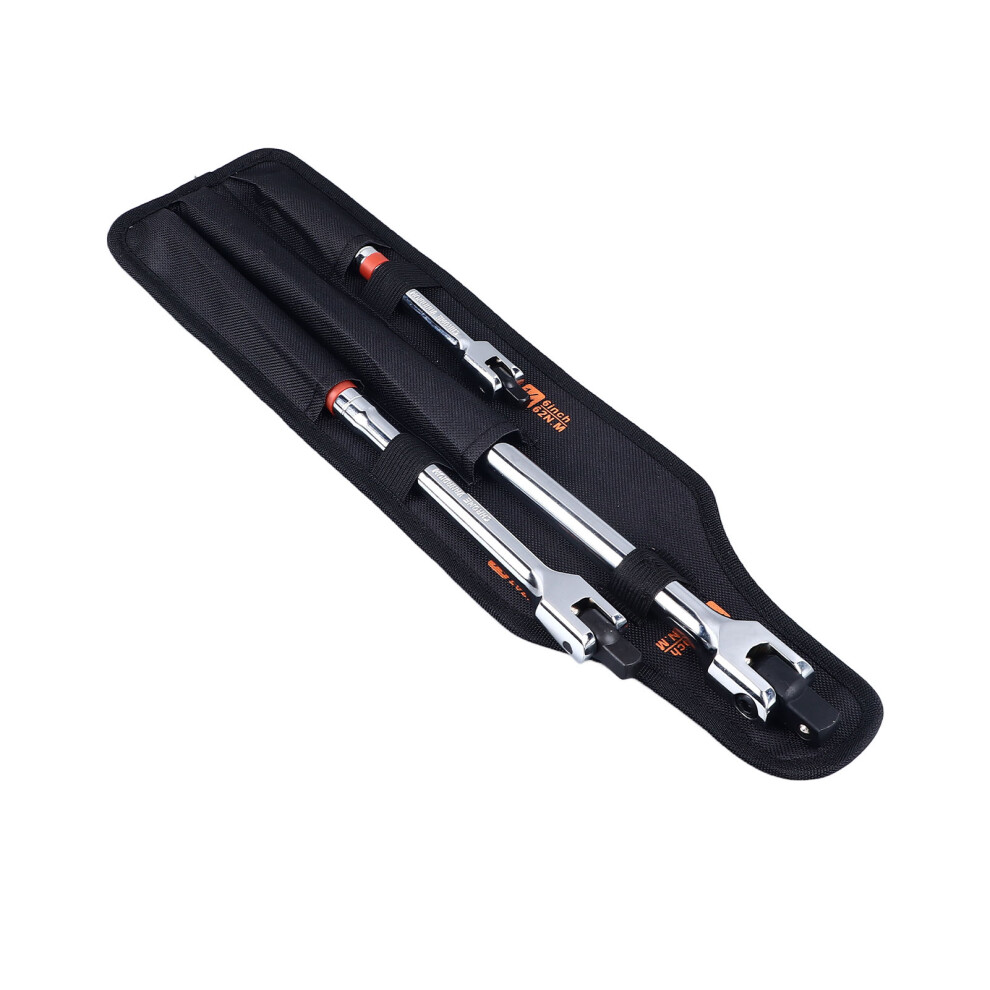 3Pcs Flexible Chromium Vanadium Socket Wrench Set For Repair And Maintenance 5011349570555