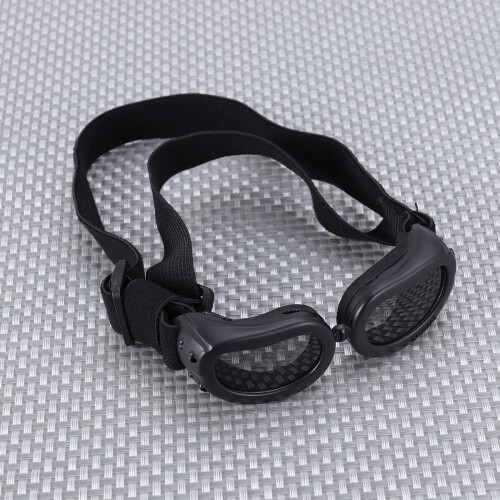 gafas plegables para perro protección uv con correa s negro 2