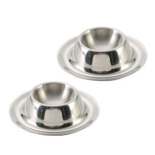 2 unidades soporte huevos acero inoxidable para cocina y