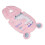 Pink Dinosaur Baby Stroller Cushion Pad, Soft Multi-Function Seat Pad 16