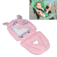 Pink Dinosaur Baby Stroller Cushion Pad, Soft Multi-Function Seat Pad