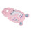 Pink Dinosaur Baby Stroller Cushion Pad, Soft Multi-Function Seat Pad 15