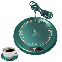Calentador de tazas para escritorio, accesorios de escritorio para calentador de tazas, calentador de tazas de café con ajuste de 3 velocida