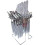 (Default) 24PC SILVER GLITTER CUTLERY SET WITH STAND 2