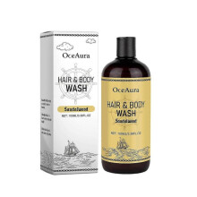 OceAura 2-in-1 Shampoo Shower Gel Men's Moisturizing Shower Gel Skin Cleansing Scalp Shampoo