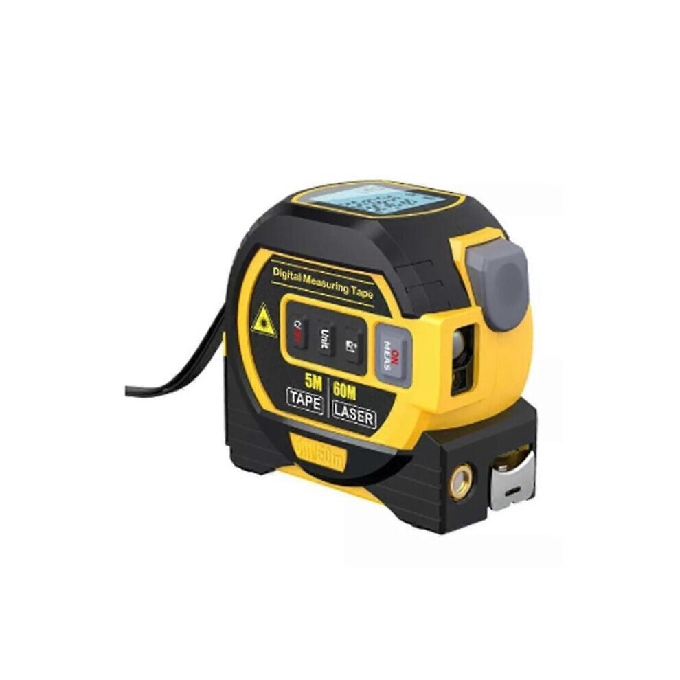 3 In1 Lcd Display 60M Digital Laser-Distance Meter Rangefinder Handheld Finder 5M Measuring Tape 6477056490118