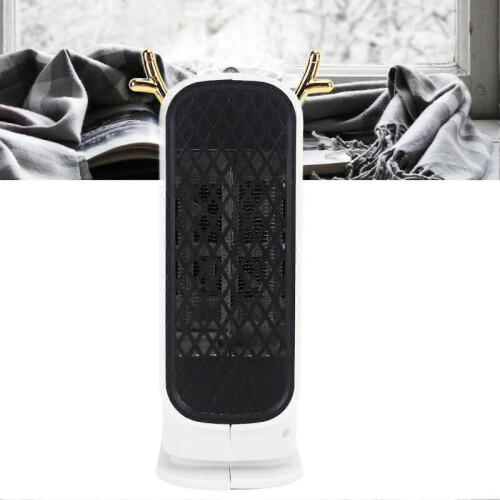 Portable Electric Desk Heater White 110V Fast Heating Silent