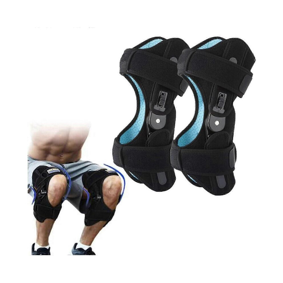 (a pair-M)Knee Braces 2.0, Knee Braces Spring Loaded,Patellar Stabilizing Knee Brace, Knee Brace With Side Stabilizers,Knee Brace For Arthri