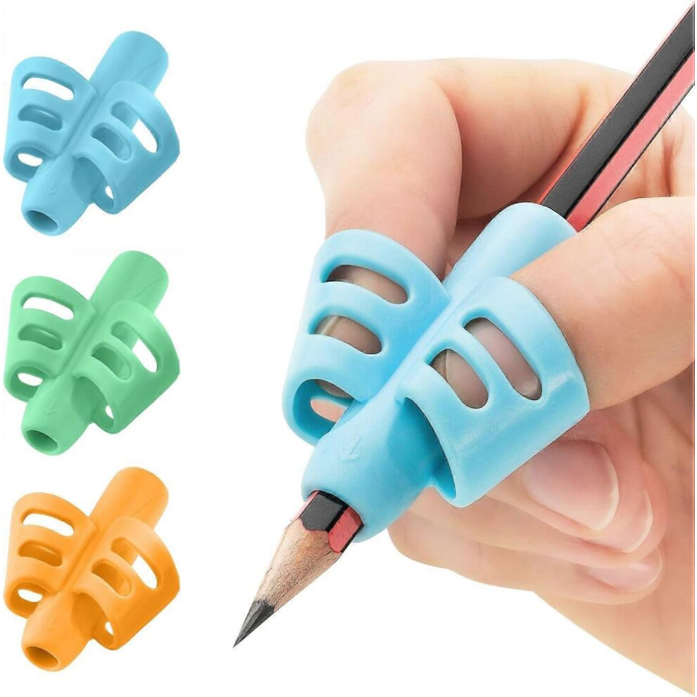 3-pack Pen Grips for Children Handwriting Perfect Pen Holders for Children Home School and Preschool Writing Tools for Children Mixed-image-OPC-PKGKQPT-NEW