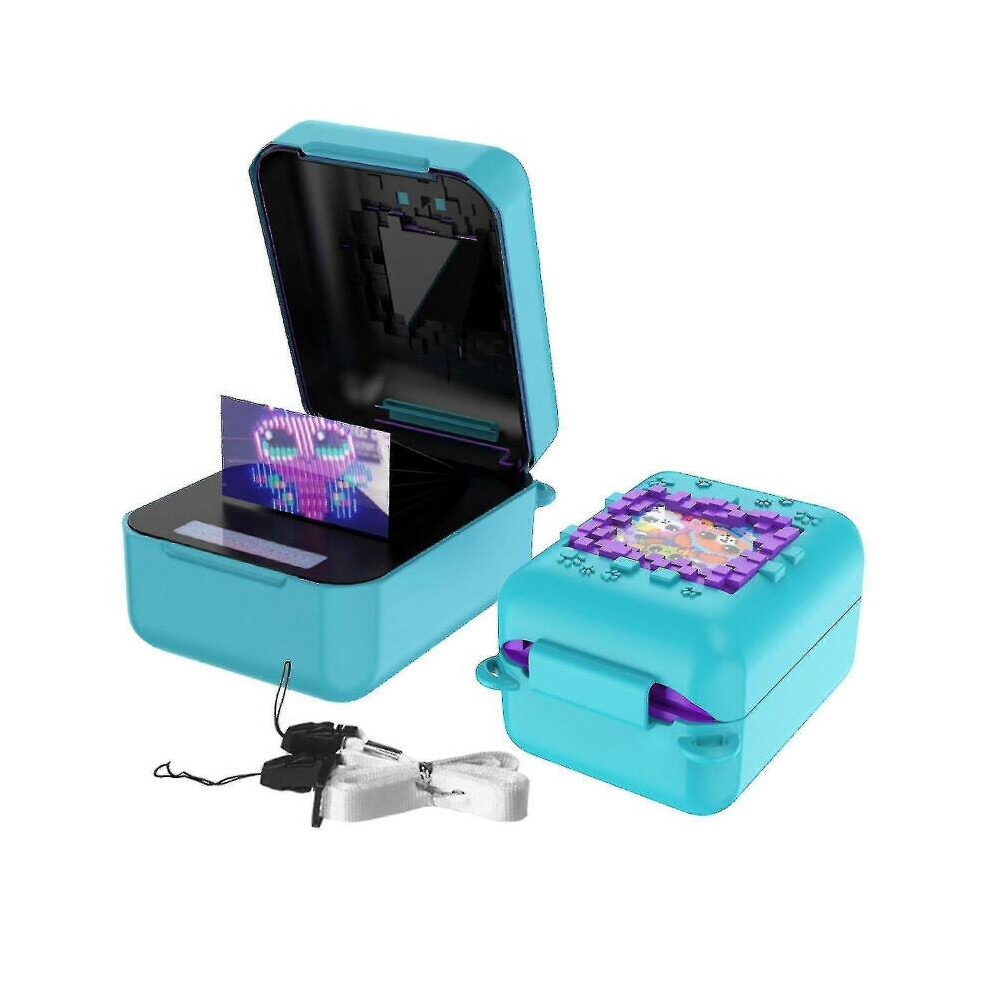 (Blue)Compatible With Bitzee Interactive Virtual Pet Game Console Case Â Protective Hard Shell Cover With Storage Box (Not A Toy, For Bitze Blue 6477056491788